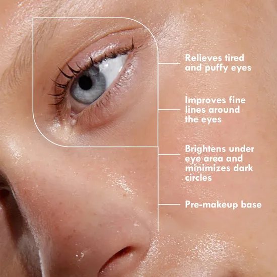 Iridescent Hydrogel Eye Patches