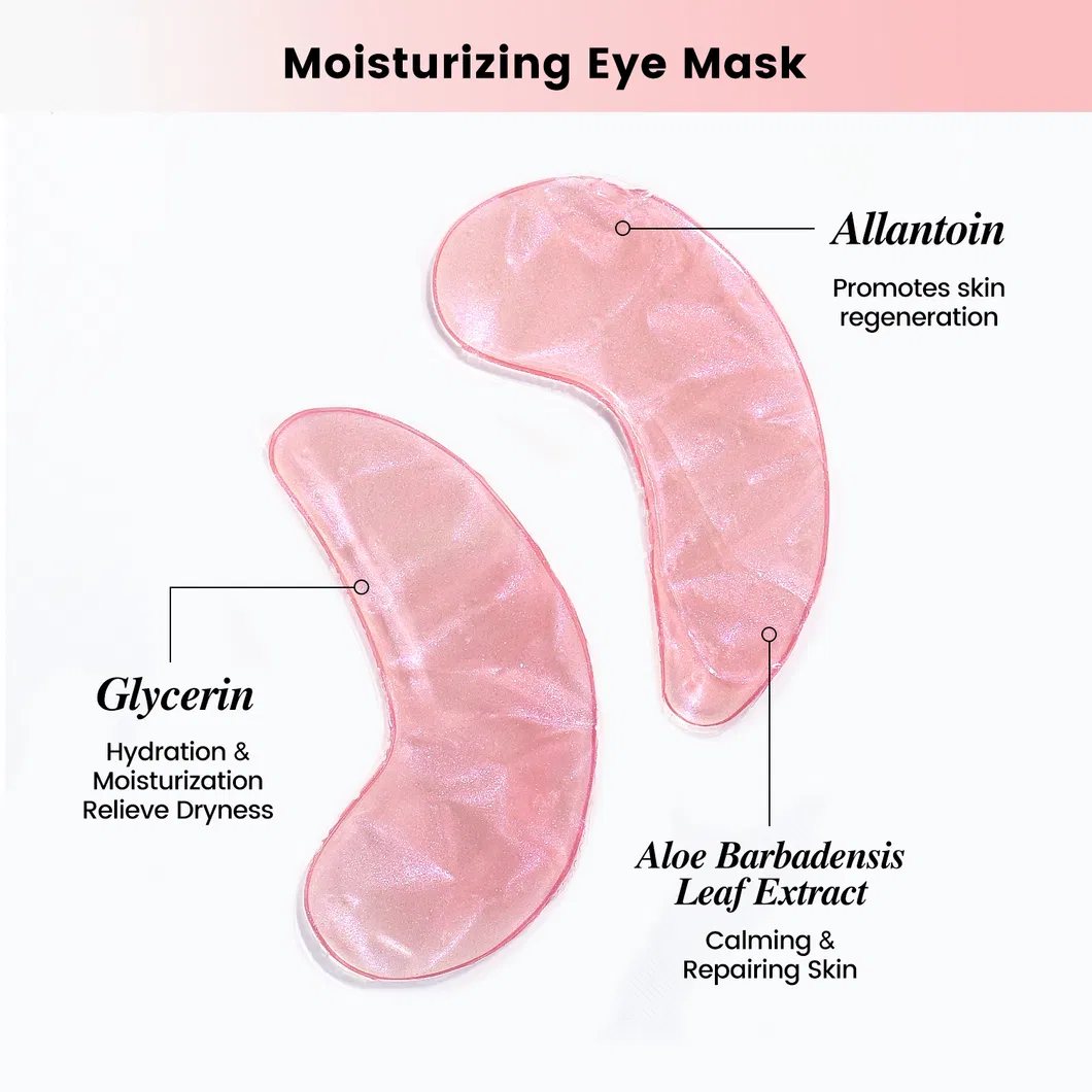 Iridescent Hydrogel Eye Patches